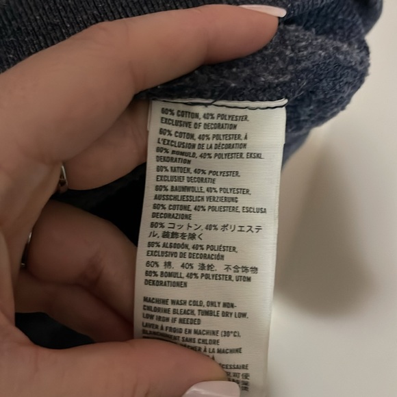 Hollister Gray Hoodie Large GUC - Picture 3 of 7